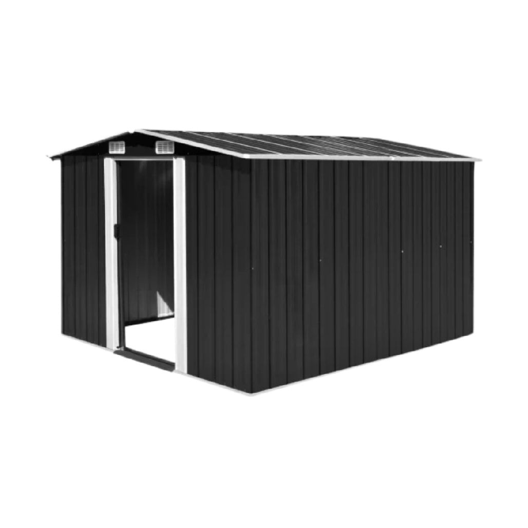 金属製の収納小屋 - 中庭や庭の物置用途 - スチール製 - 200 x 120 x 150